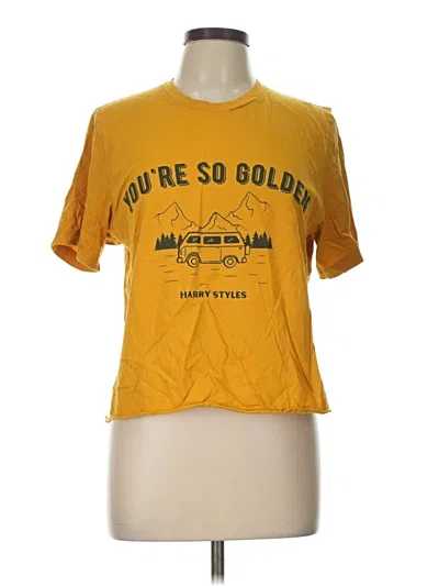Pre-owned Bella+canvas Short Sleeve T-shirt In Gold