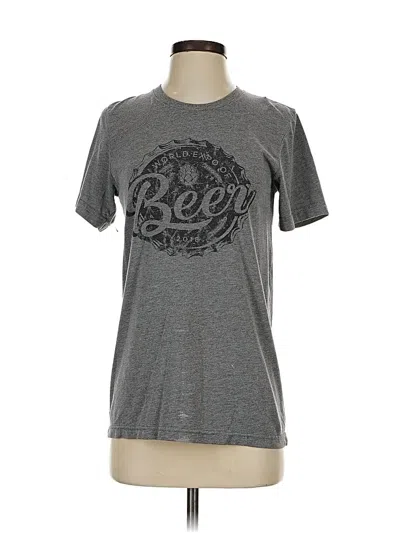 Pre-owned Bella+canvas Short Sleeve T-shirt In Gray