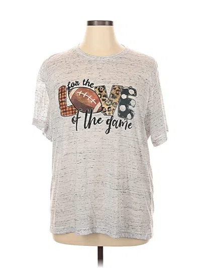 Pre-owned Bella+canvas Short Sleeve T-shirt In Gray