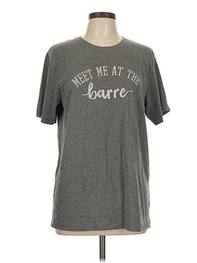 Pre-owned Bella+canvas Short Sleeve T-shirt In Gray