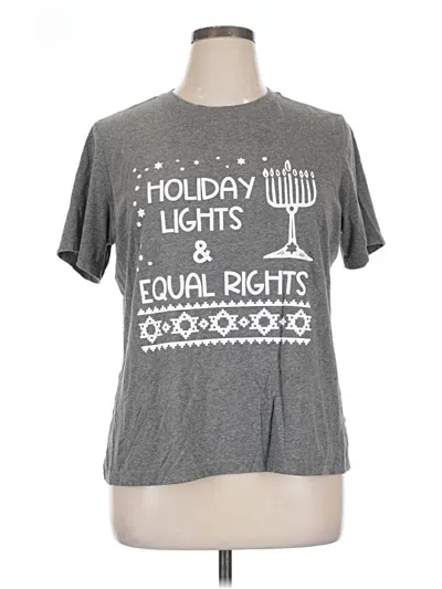 Pre-owned Bella+canvas Short Sleeve T-shirt In Gray