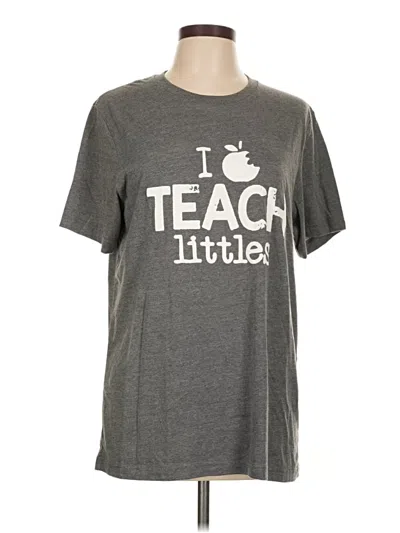 Pre-owned Bella+canvas Short Sleeve T-shirt In Gray