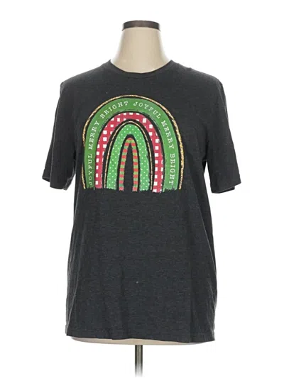 Pre-owned Bella+canvas Short Sleeve T-shirt In Gray