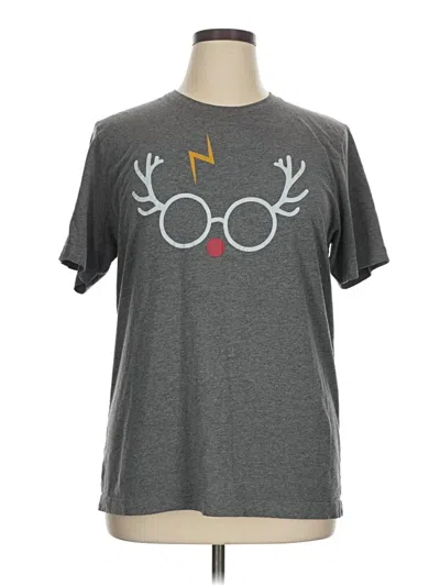 Pre-owned Bella+canvas Short Sleeve T-shirt In Gray