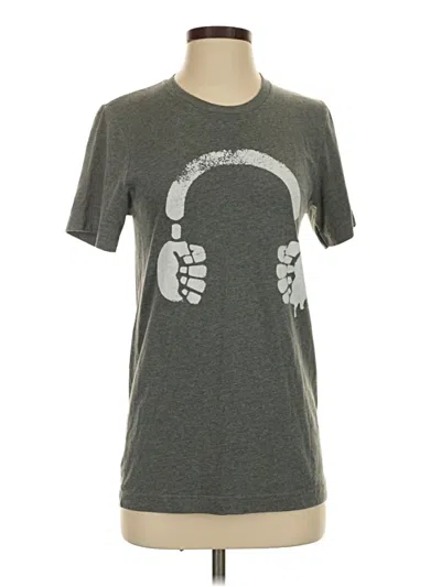 Pre-owned Bella+canvas Short Sleeve T-shirt In Gray
