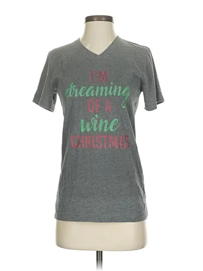 Pre-owned Bella+canvas Short Sleeve T-shirt In Gray