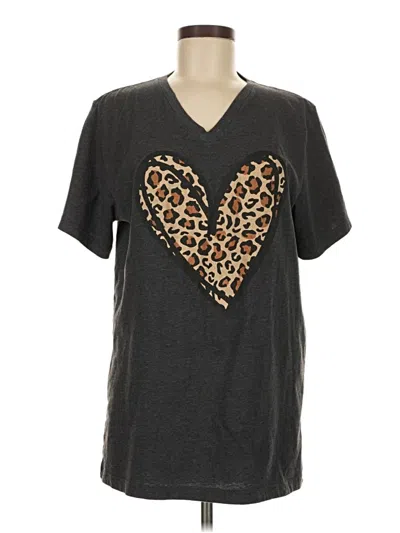 Pre-owned Bella+canvas Short Sleeve T-shirt In Gray