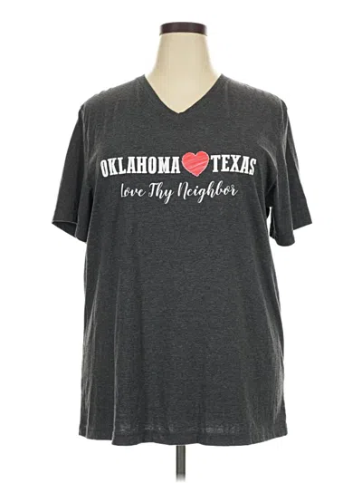 Pre-owned Bella+canvas Short Sleeve T-shirt In Gray