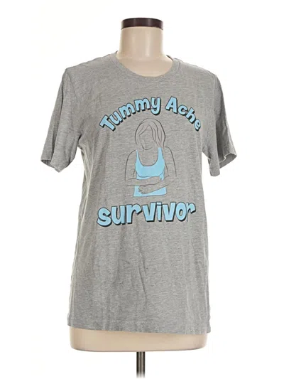 Pre-owned Bella+canvas Short Sleeve T-shirt In Gray