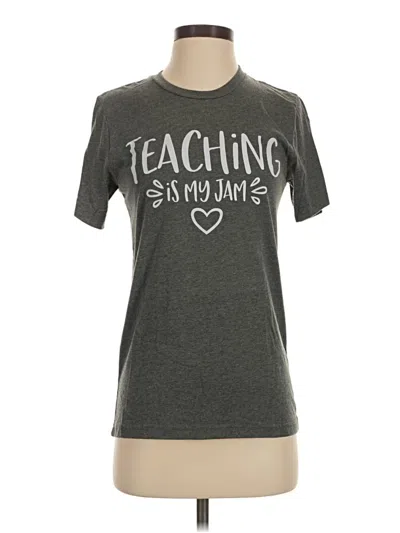 Pre-owned Bella+canvas Short Sleeve T-shirt In Gray