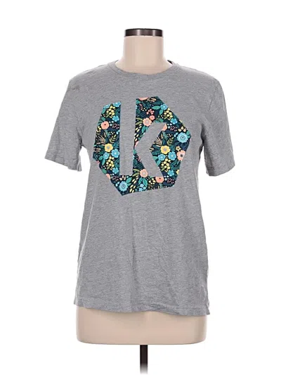 Pre-owned Bella+canvas Short Sleeve T-shirt In Gray
