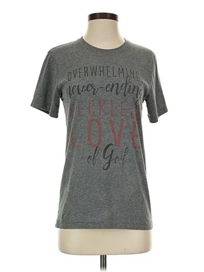 Pre-owned Bella+canvas Short Sleeve T-shirt In Gray