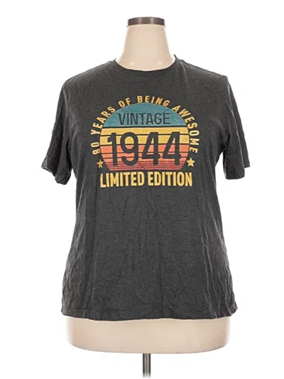 Pre-owned Bella+canvas Short Sleeve T-shirt In Gray