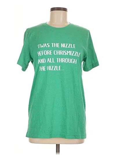 Pre-owned Bella+canvas Short Sleeve T-shirt In Green