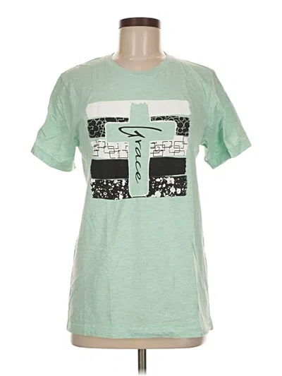 Pre-owned Bella+canvas Short Sleeve T-shirt In Green