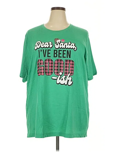 Pre-owned Bella+canvas Short Sleeve T-shirt In Green