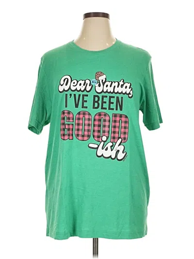Pre-owned Bella+canvas Short Sleeve T-shirt In Green