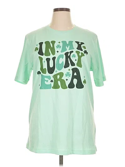 Pre-owned Bella+canvas Short Sleeve T-shirt In Green