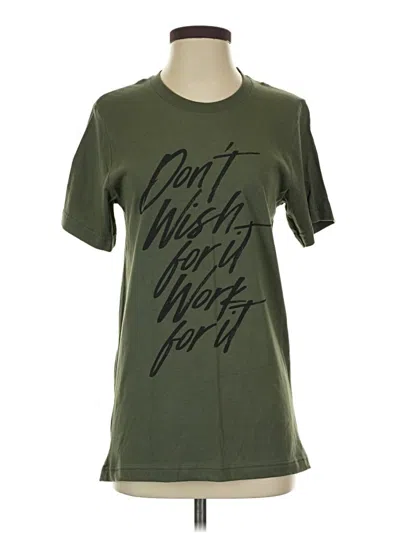 Pre-owned Bella+canvas Short Sleeve T-shirt In Green