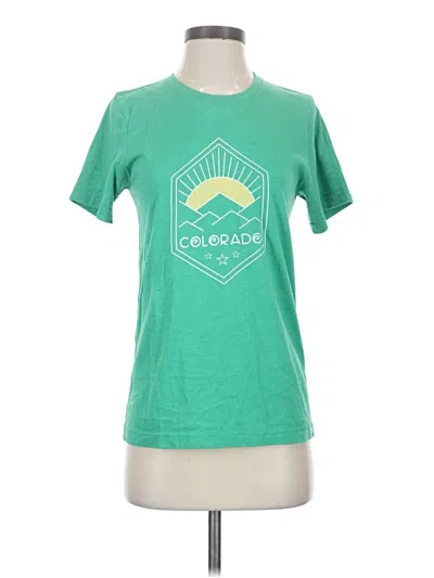 Pre-owned Bella+canvas Short Sleeve T-shirt In Green