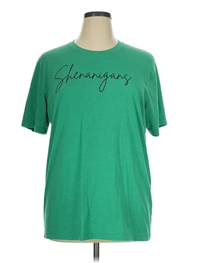 Pre-owned Bella+canvas Short Sleeve T-shirt In Green