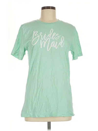 Pre-owned Bella+canvas Short Sleeve T-shirt In Green