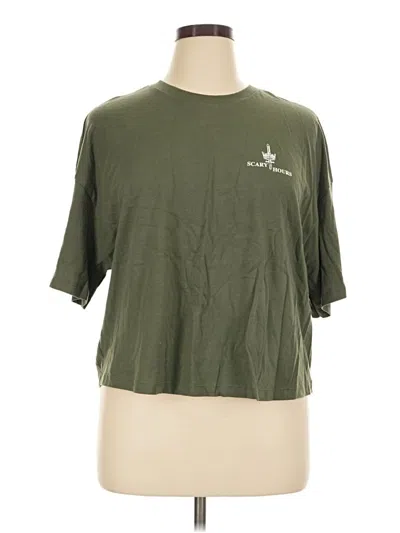 Pre-owned Bella+canvas Short Sleeve T-shirt In Green