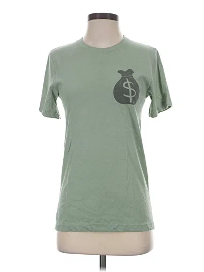 Pre-owned Bella+canvas Short Sleeve T-shirt In Green