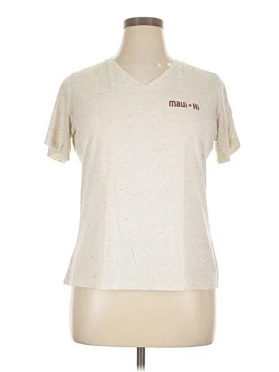 Pre-owned Bella+canvas Short Sleeve T-shirt In Ivory