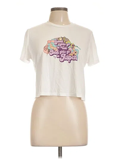 Pre-owned Bella+canvas Short Sleeve T-shirt In Ivory