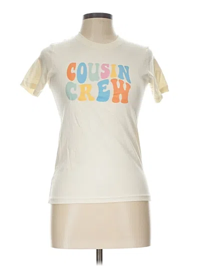 Pre-owned Bella+canvas Short Sleeve T-shirt In Ivory