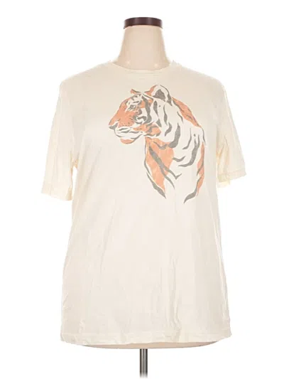 Pre-owned Bella+canvas Short Sleeve T-shirt In Ivory