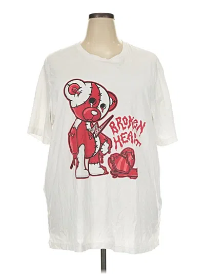 Pre-owned Bella+canvas Short Sleeve T-shirt In Ivory