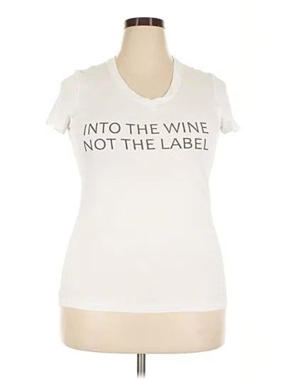 Pre-owned Bella+canvas Short Sleeve T-shirt In Ivory