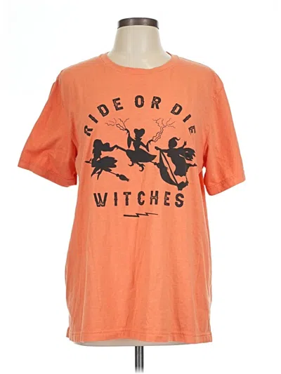 Pre-owned Bella+canvas Short Sleeve T-shirt In Orange