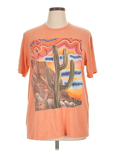 Pre-owned Bella+canvas Short Sleeve T-shirt In Orange