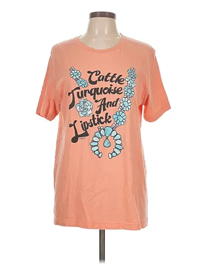 Pre-owned Bella+canvas Short Sleeve T-shirt In Orange