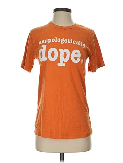 Pre-owned Bella+canvas Short Sleeve T-shirt In Orange
