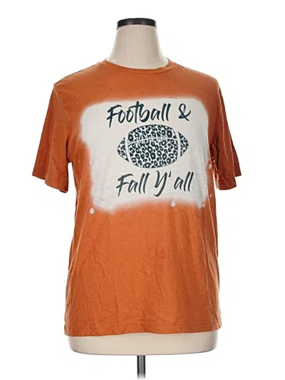 Pre-owned Bella+canvas Short Sleeve T-shirt In Orange