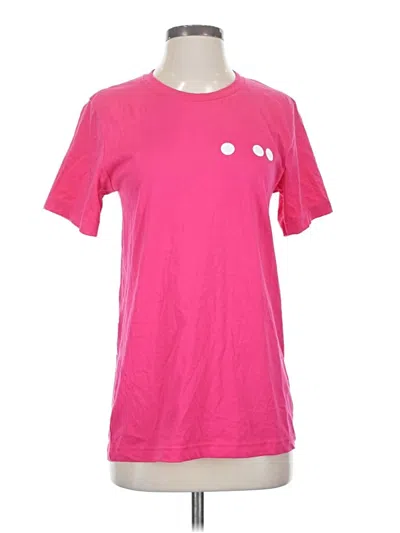 Pre-owned Bella+canvas Short Sleeve T-shirt In Pink