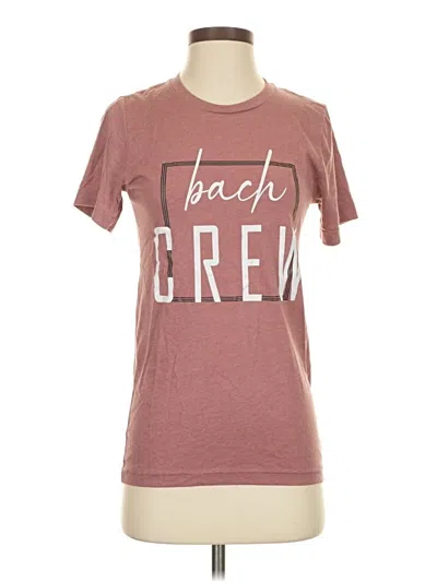 Pre-owned Bella+canvas Short Sleeve T-shirt In Pink