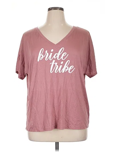 Pre-owned Bella+canvas Short Sleeve T-shirt In Pink