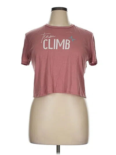 Pre-owned Bella+canvas Short Sleeve T-shirt In Pink