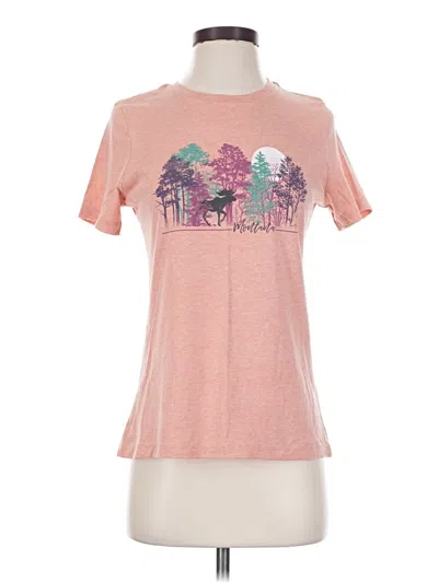 Pre-owned Bella+canvas Short Sleeve T-shirt In Pink