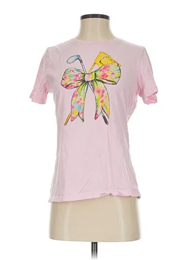 Pre-owned Bella+canvas Short Sleeve T-shirt In Pink
