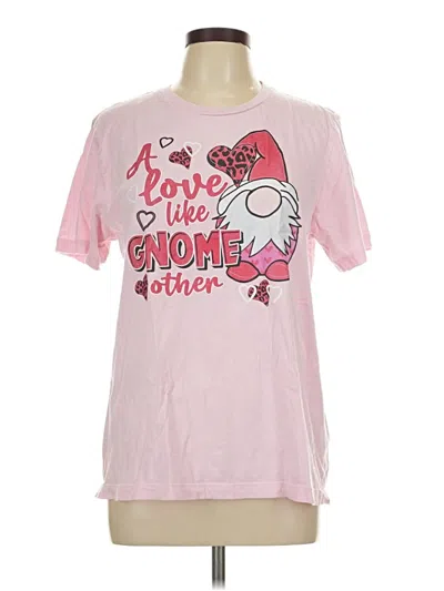 Pre-owned Bella+canvas Short Sleeve T-shirt In Pink