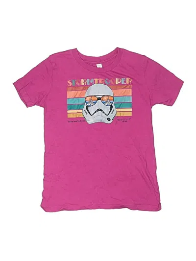 Pre-owned Bella+canvas Kids' Short Sleeve T-shirt In Pink