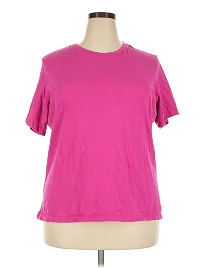 Pre-owned Bella+canvas Short Sleeve T-shirt In Pink