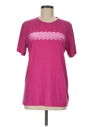 Pre-owned Bella+canvas Short Sleeve T-shirt In Pink