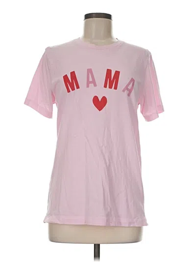 Pre-owned Bella+canvas Short Sleeve T-shirt In Pink